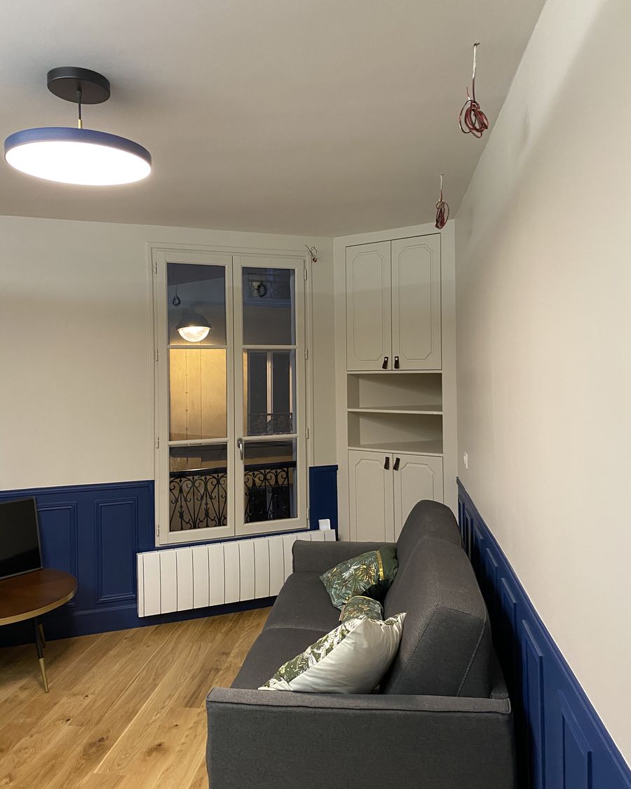 Petit appartement repensé, Paris 18e