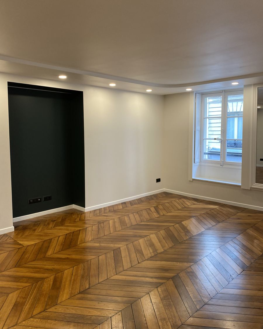 Rénovation complète d’un appartement, Paris 2e