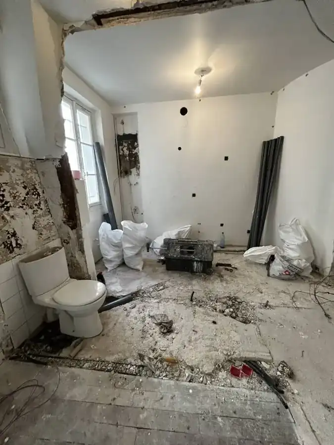 Démolition, rue du Commerce
