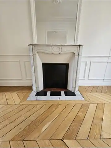 Cheminée en marbre, Boulogne-Billancourt