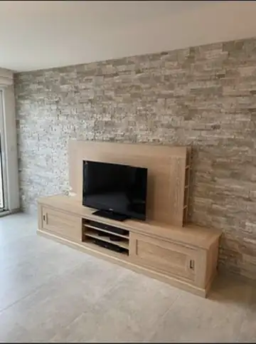 Meuble TV en chêne, Saint-Germain-en-Laye